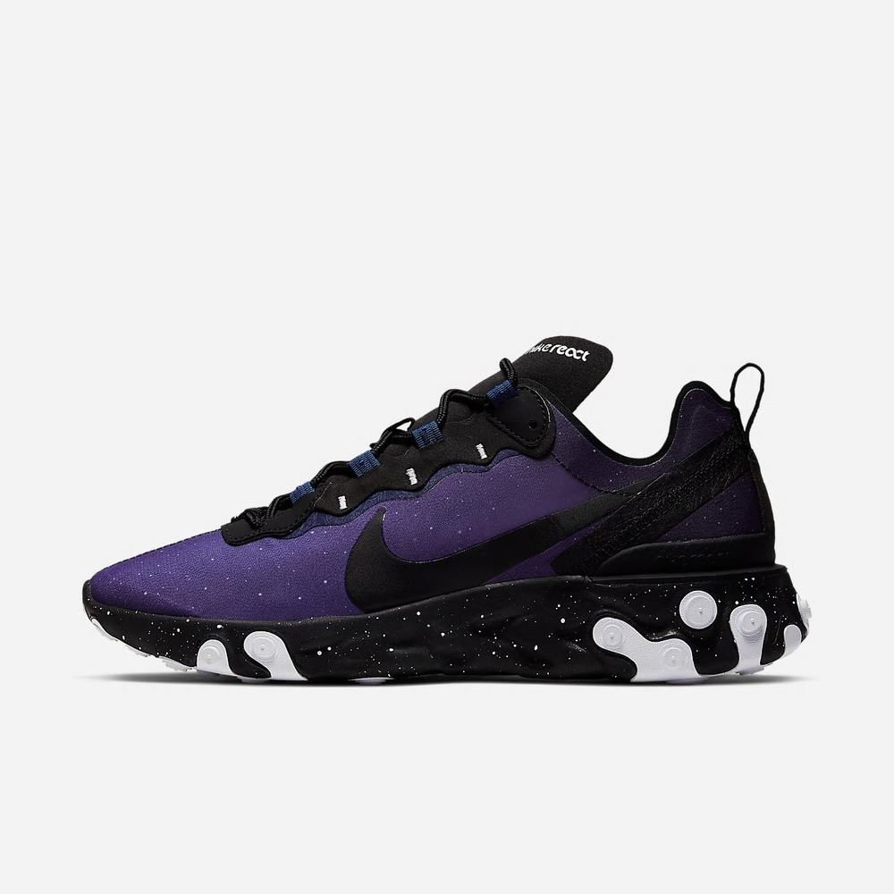 Sneakers Nike React Element 55 Bleu 3179-428 Blue Void/Light Current Blue/Coastal Blue/Black Homme | IWI-50566323